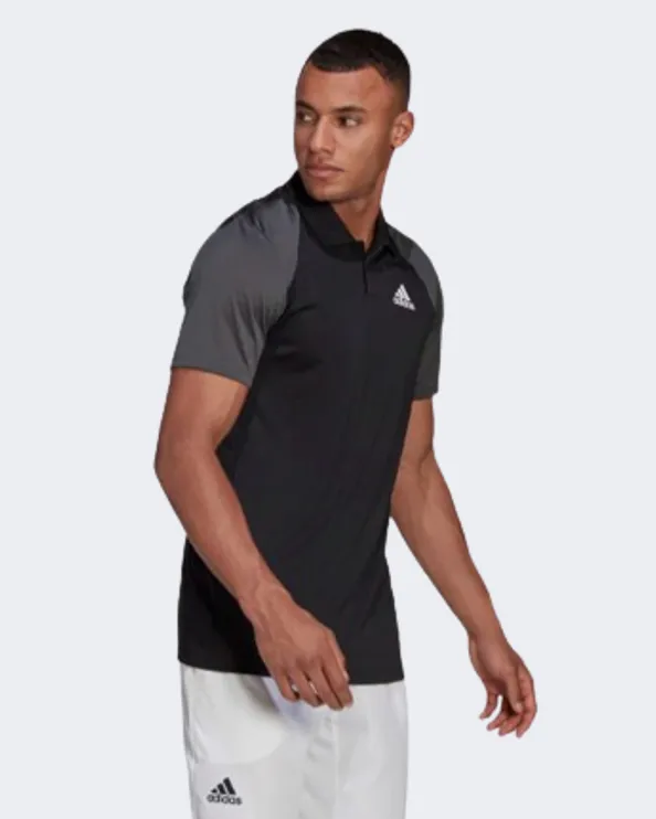 Adidas Club Men Tennis Polo Short Sleeve Whte