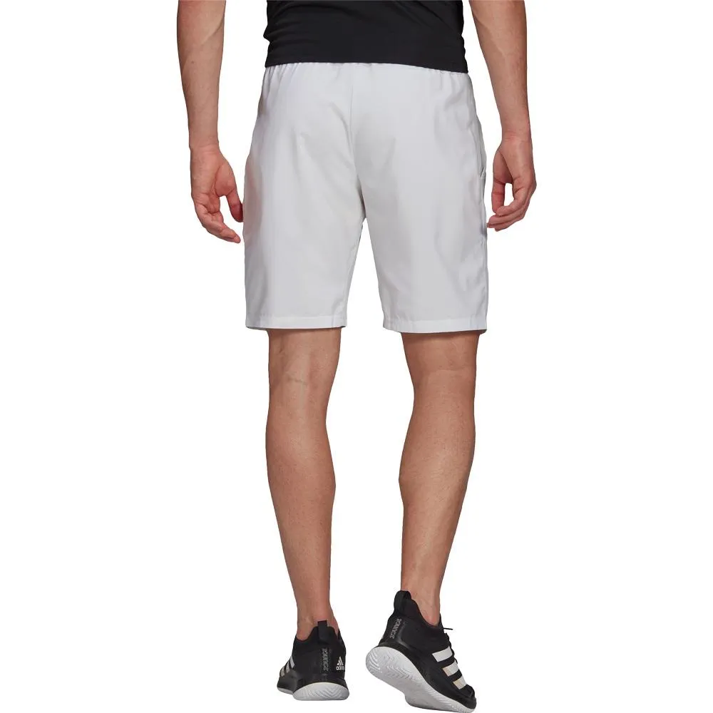 adidas Men's Club 3-Stripes Short - White