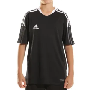 Adidas Tiro 21 Gs Football T-Shirt Black