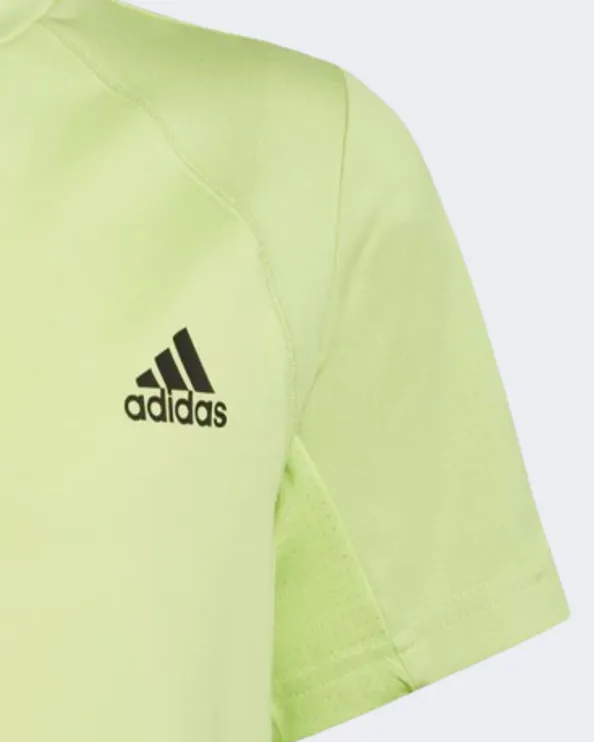 Adidas Xfg Aeroready Slim Boys Training T-Shirt Pulse Lime Hf7342