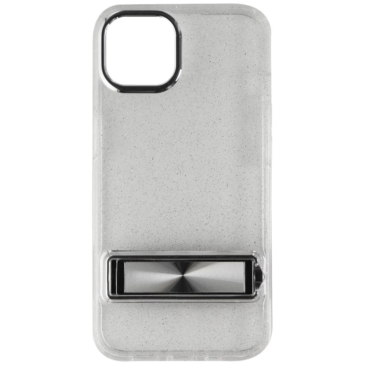 AQA Hard Protective Case w/ Kickstand for Apple iPhone 13 - Silver Glitter