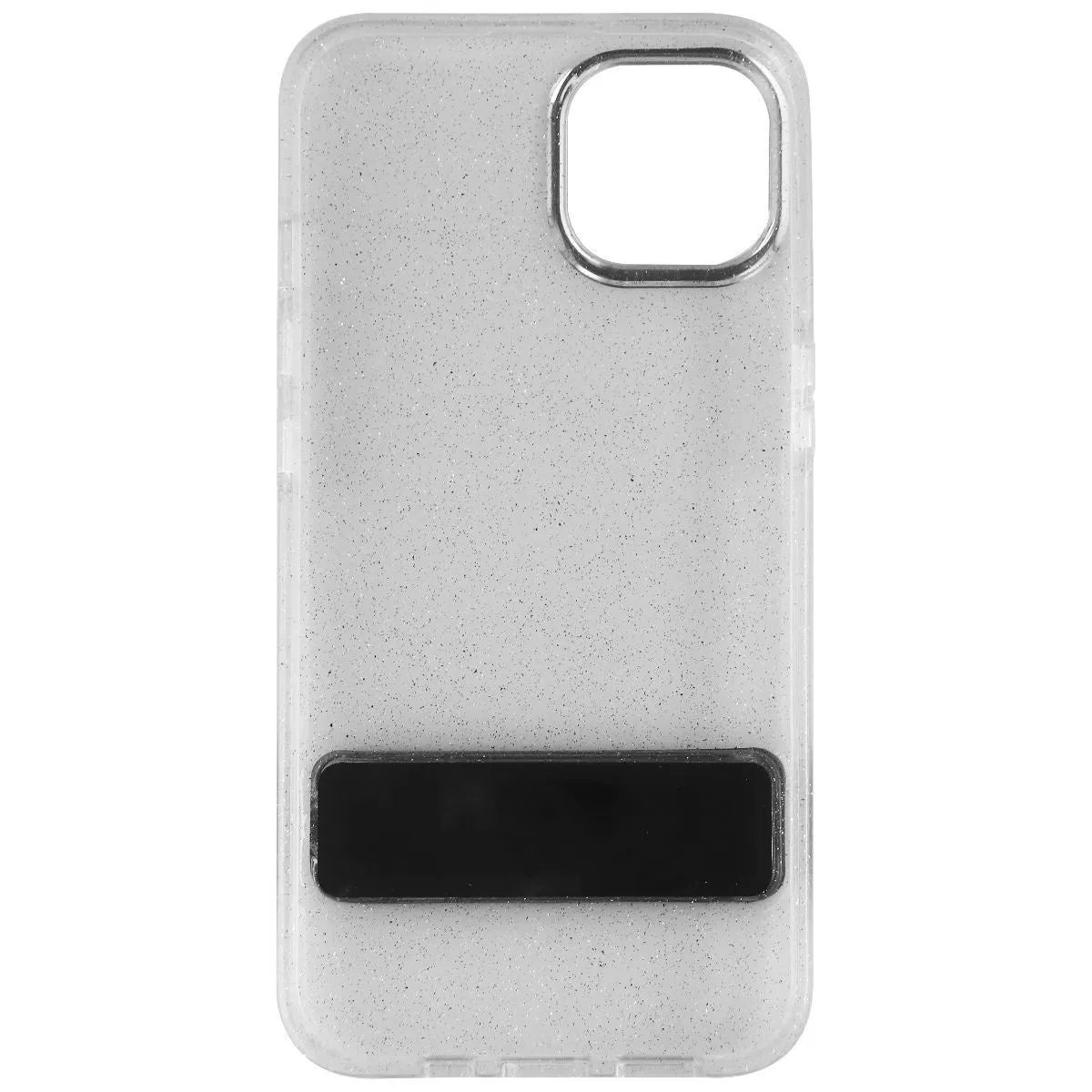 AQA Hard Protective Case w/ Kickstand for Apple iPhone 13 - Silver Glitter