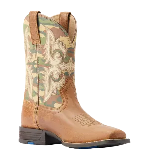 Ariat Children's Lonestar Wicker Brown Western Boots 10044404