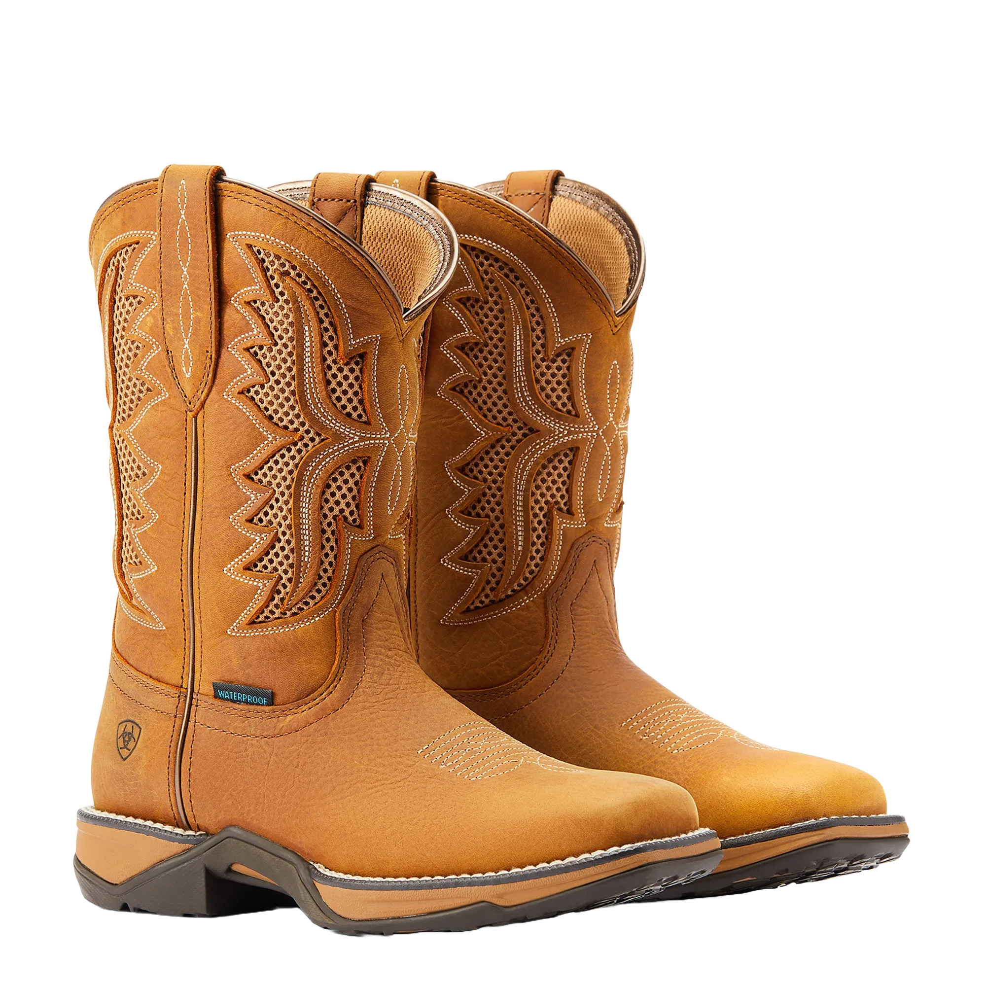 Ariat Ladies Anthem VentTEK Toasted Wheat Waterproof Western Boot 10044440