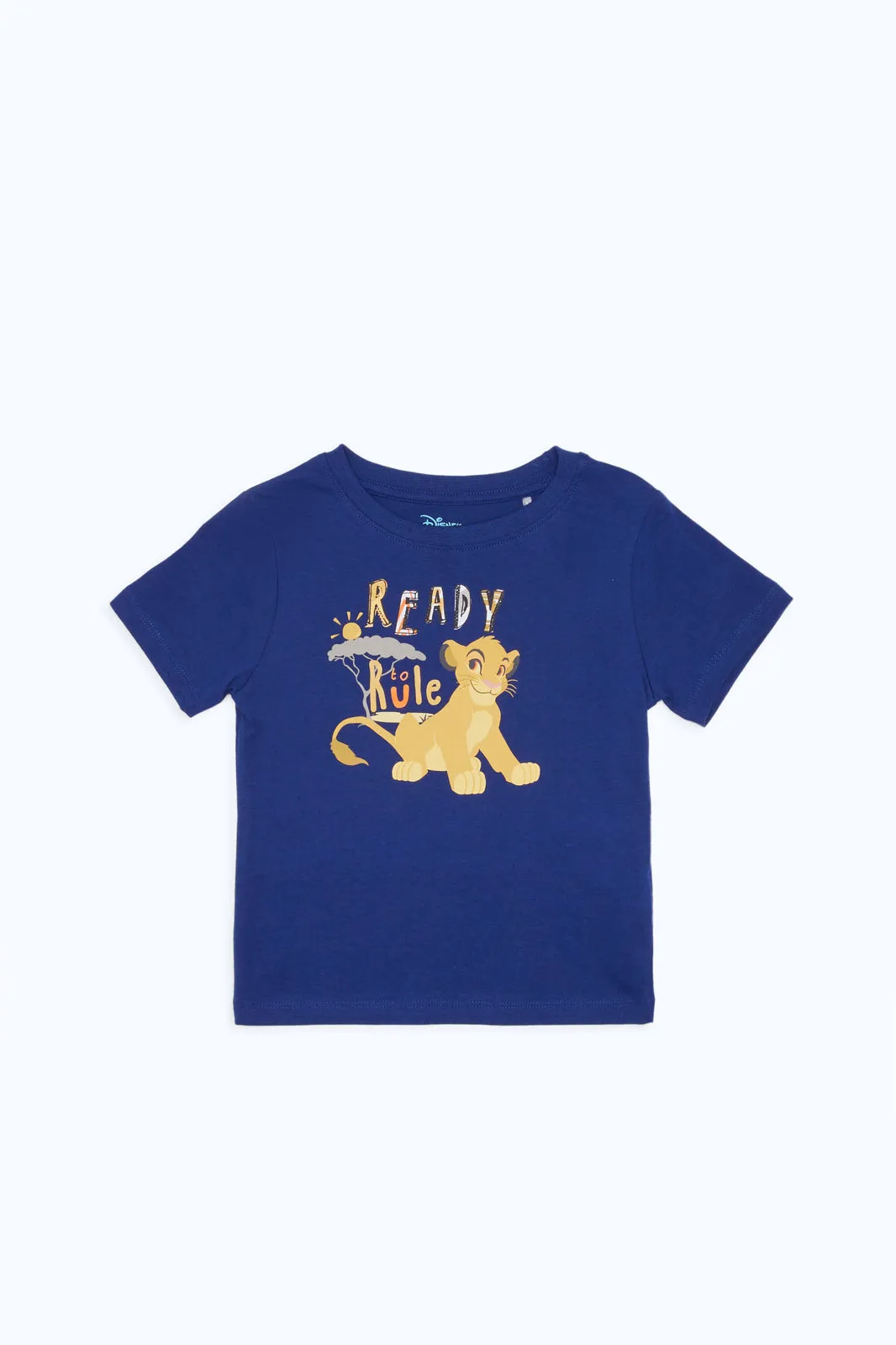 Baby Boys Navy Ready Rule Simba T-Shirt