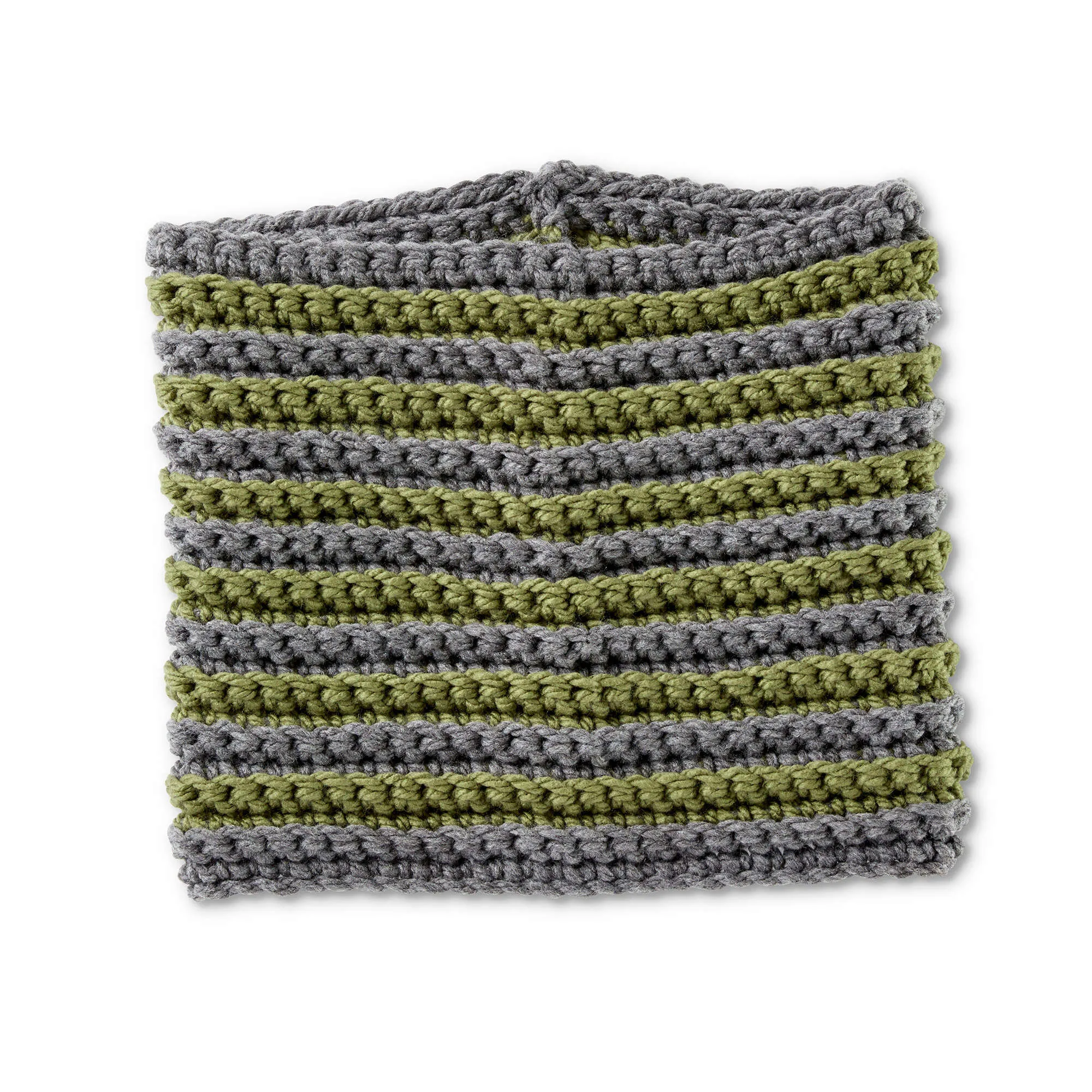 Bernat Stripe Across Crochet Cowl