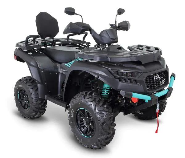 Blade 600 SEX (561 cc) heavy duty ATV. FULLY Assembled. 4 wheel shaft drive, Power Steering, Programmed Fuel Injection, 2 Speed Automatic transmission. Ship to your home via car carrier