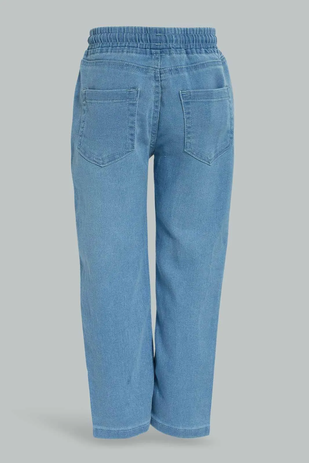 Boys Blue Elasticated Waist Jean