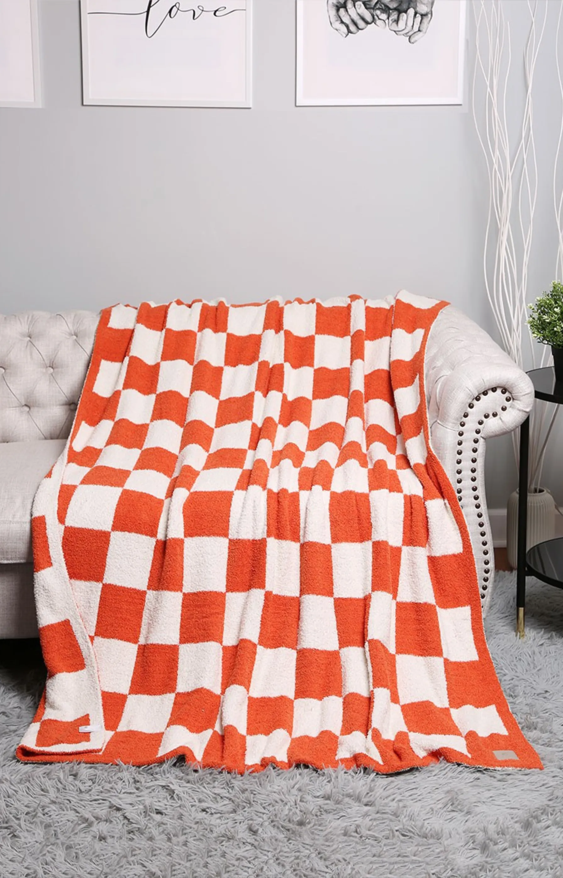 Checkered Cozy Blankets