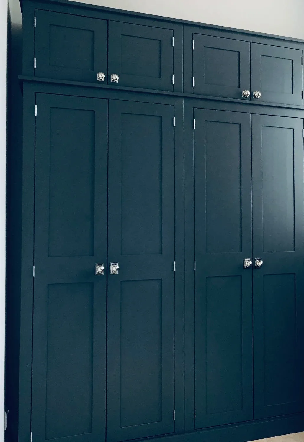 **CONTEMPORARY Shaker Style 4 Door Hall Coat & Shoe Storage Cupboard with or with-out Extra Top Storage (35 cm deep) VARIOUS COLOUR CHOICES choices