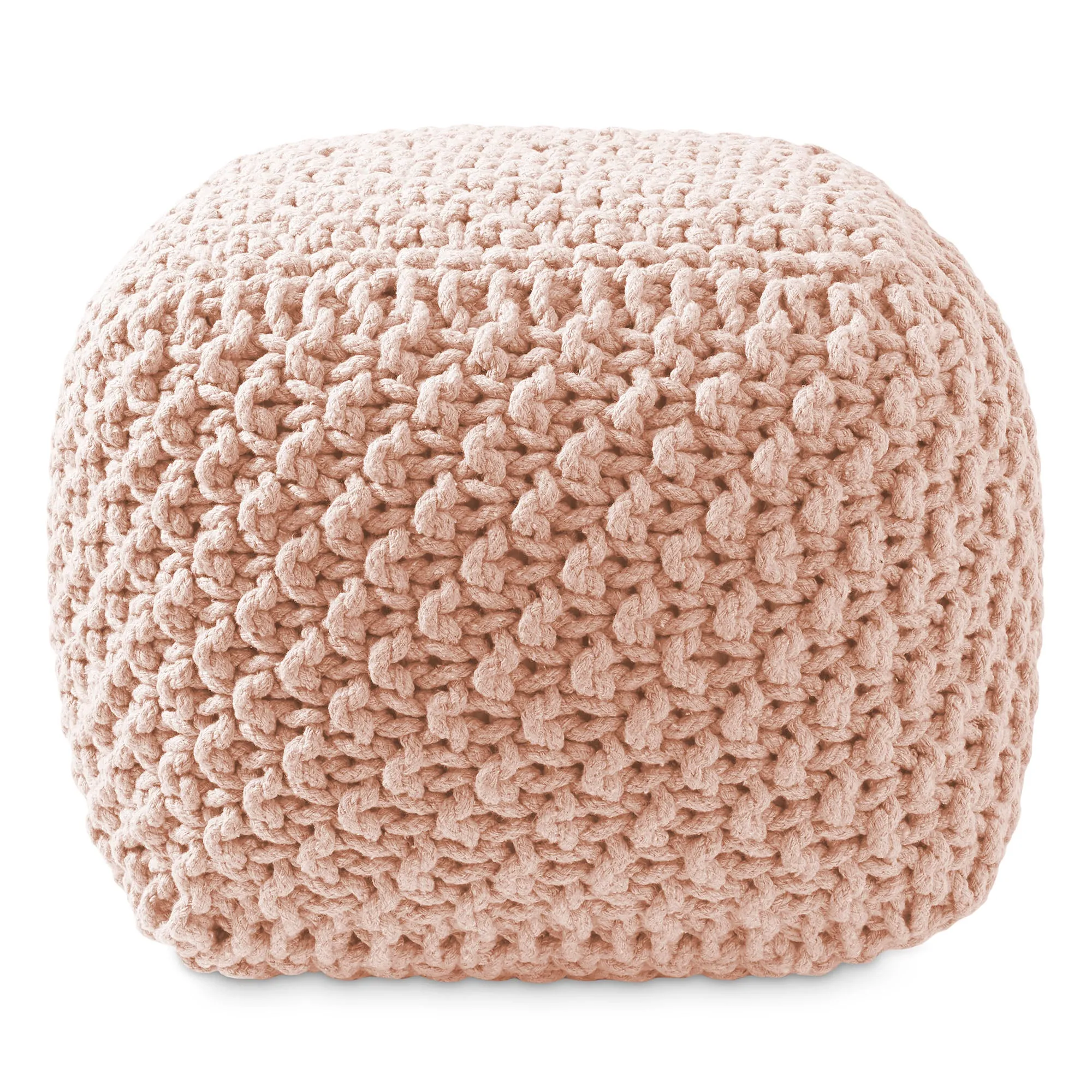 Cotton Pouf Ottomans