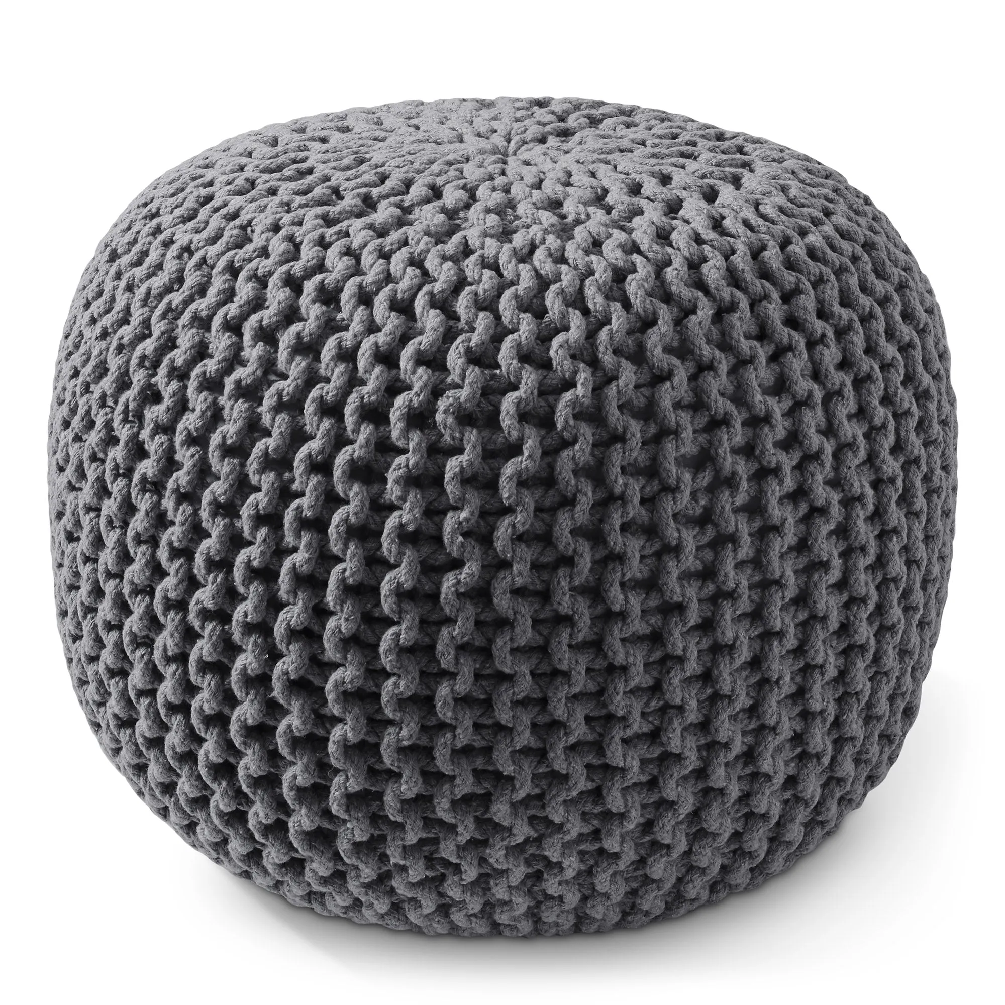 Cotton Pouf Ottomans