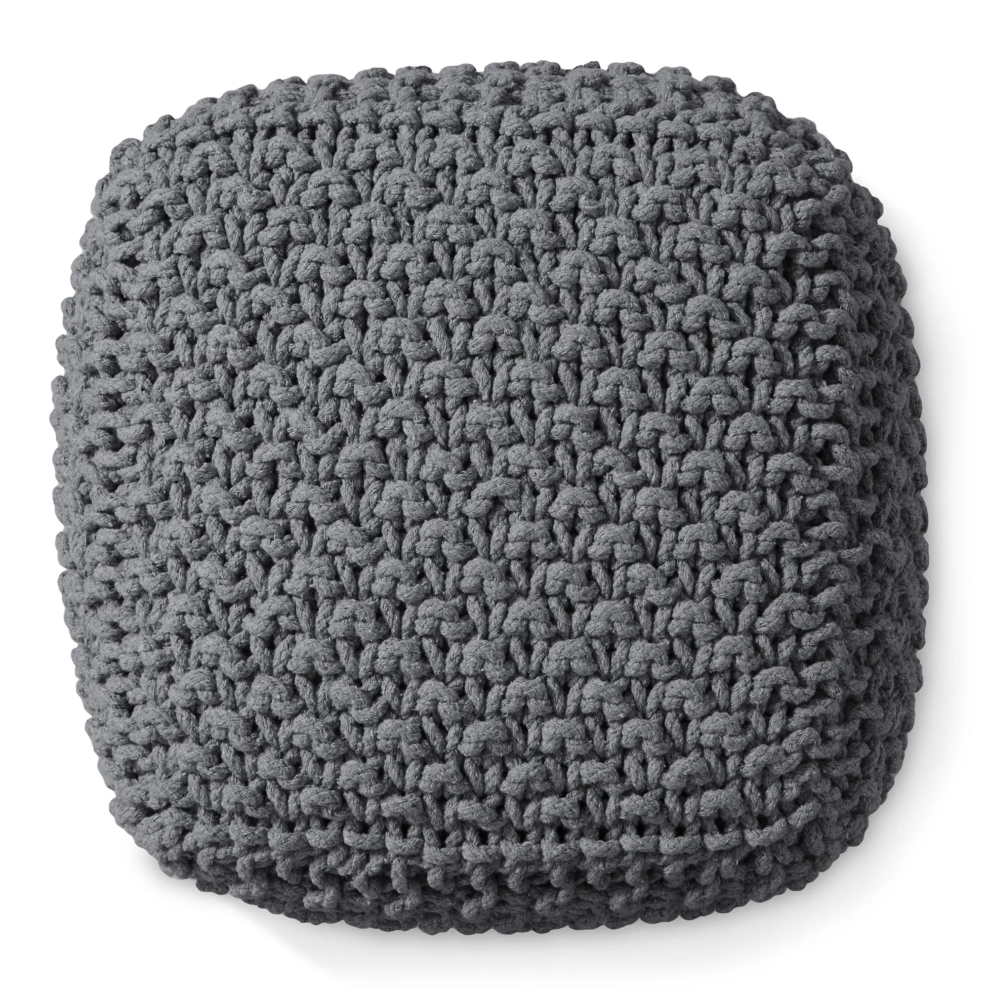 Cotton Pouf Ottomans