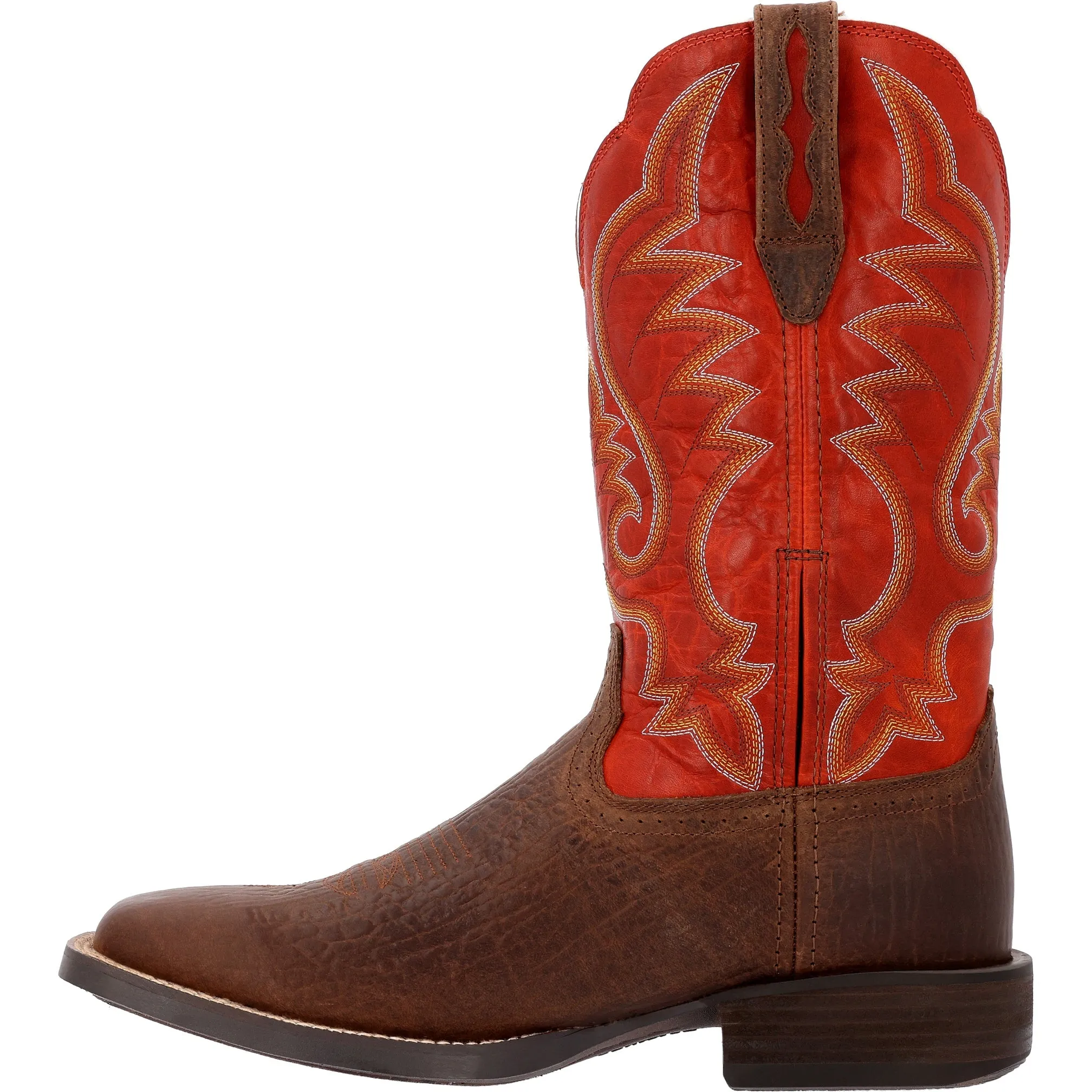 Durango Men's Saddlebrook Acorn Crimson Leather Square Toe Boot DDB0447