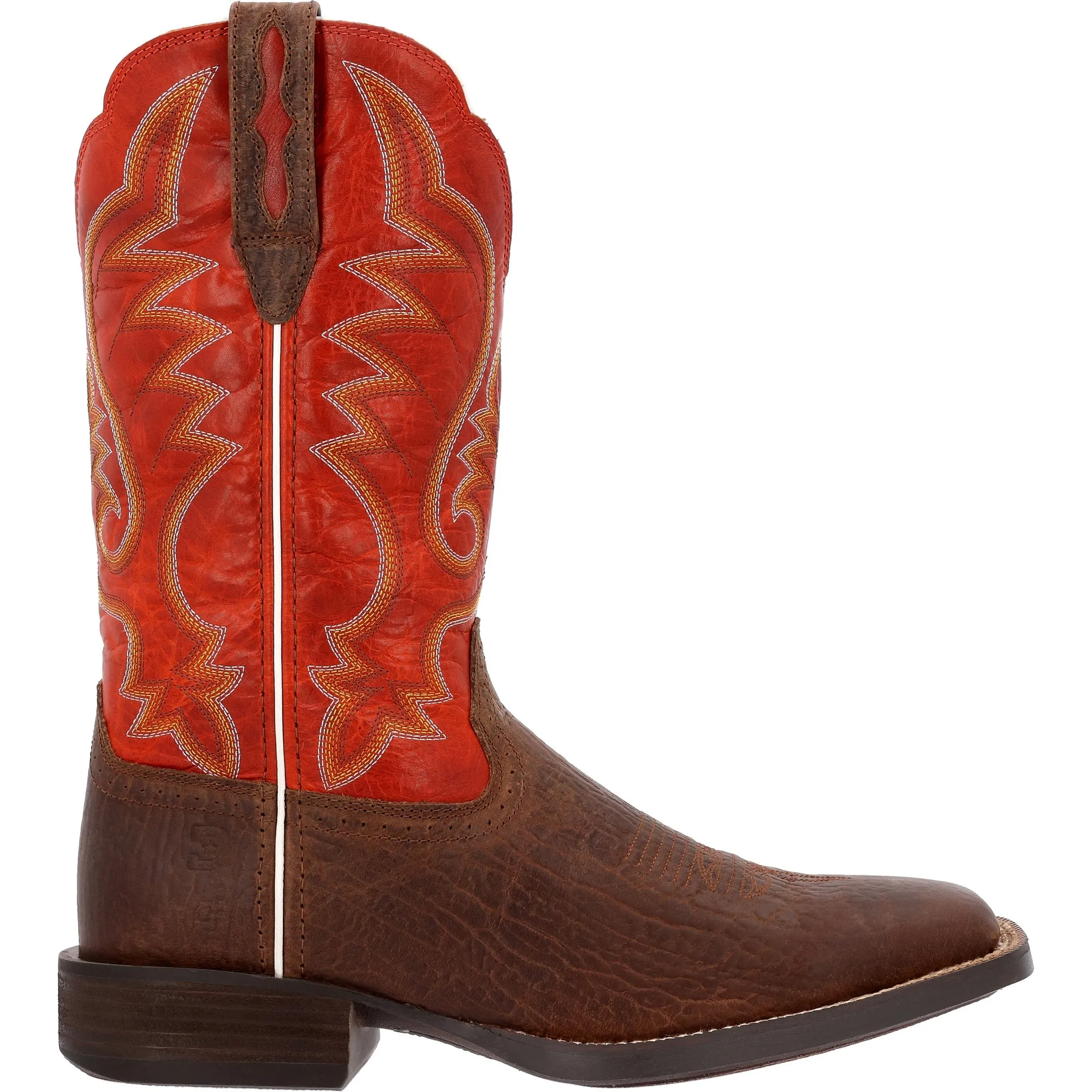 Durango Men's Saddlebrook Acorn Crimson Leather Square Toe Boot DDB0447