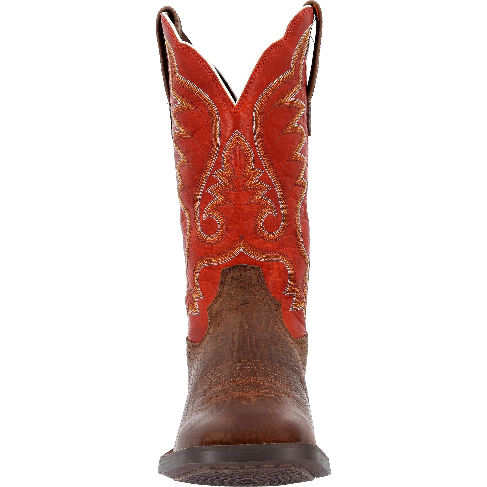 Durango Men's Saddlebrook Acorn Crimson Leather Square Toe Boot DDB0447