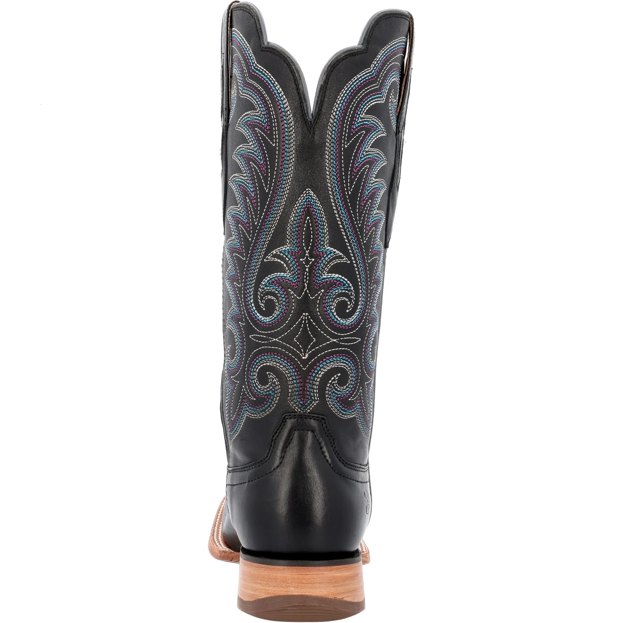 Durango Women's Black Mulberry Leather Square Toe Boot DRD0457