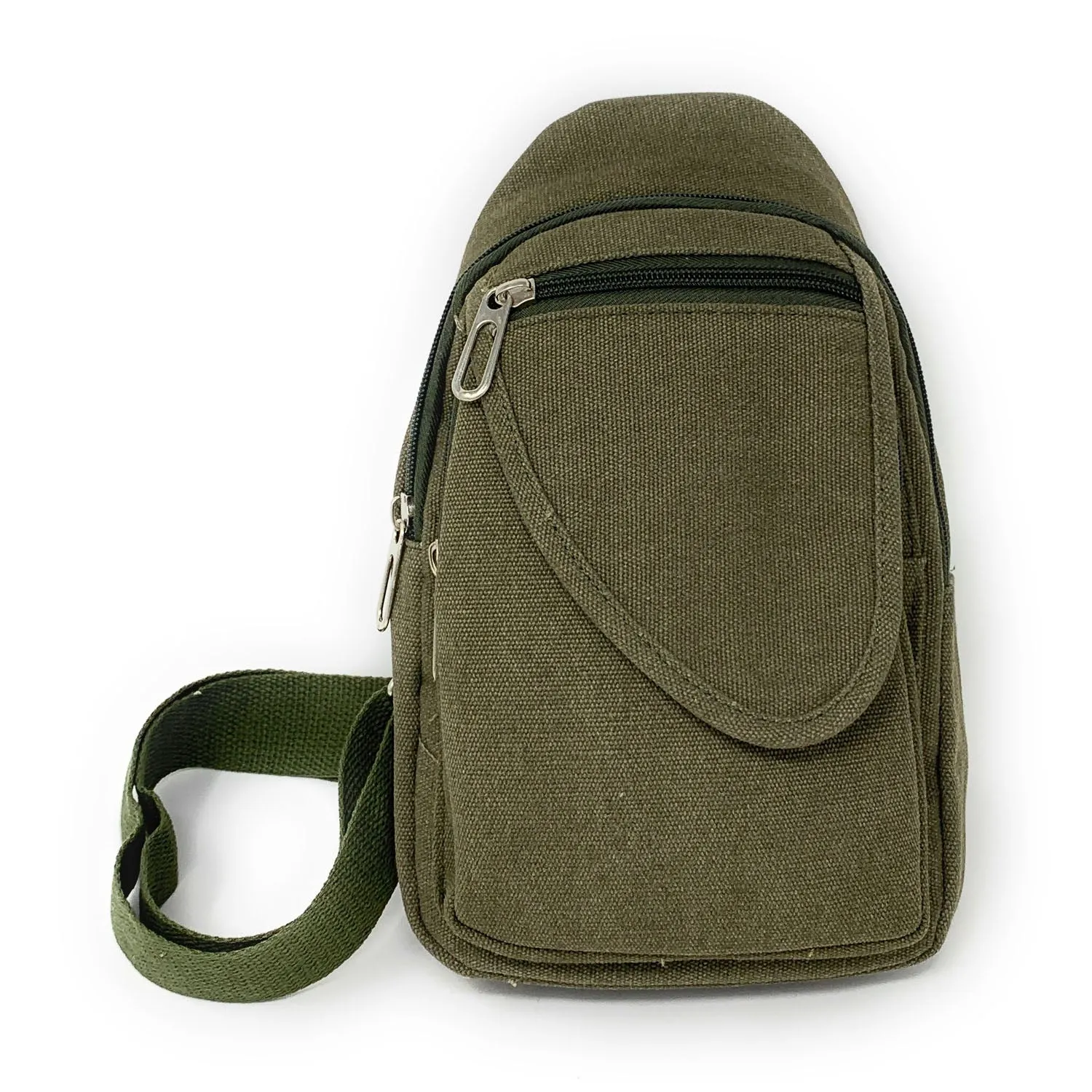 Empire Cove Canvas Cotton Crossbody Sling Bag Backpack Chest Shoulder Bag