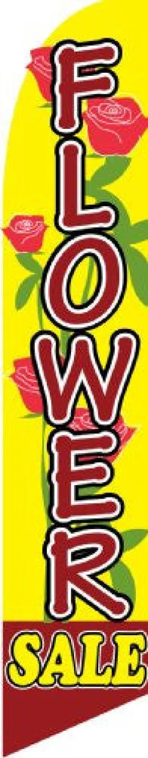 Flower Swooper Feather Banner Flag Sign