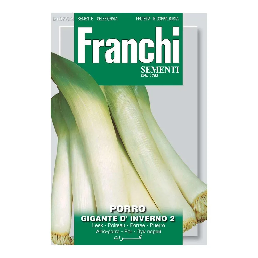 Franchi Sementi Leek (Porro) Gigante D'Inverno 2 (Winter Giant) Seeds