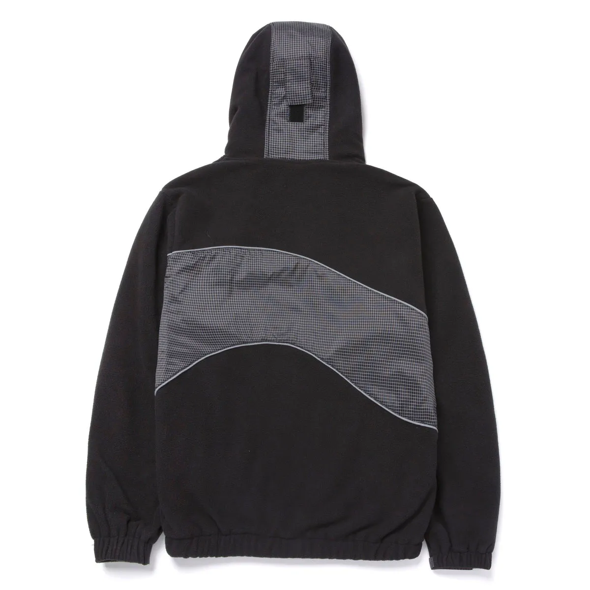 HUF NAULS FLEECE POLAR JACKET BLACK