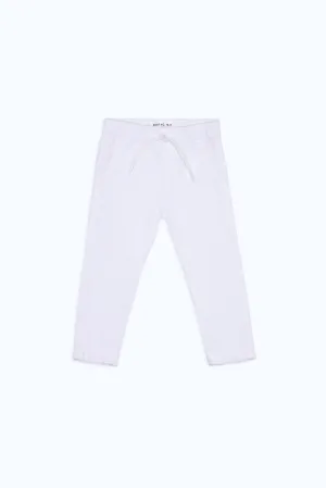 Infant Boys White Denim Pull On Jogger