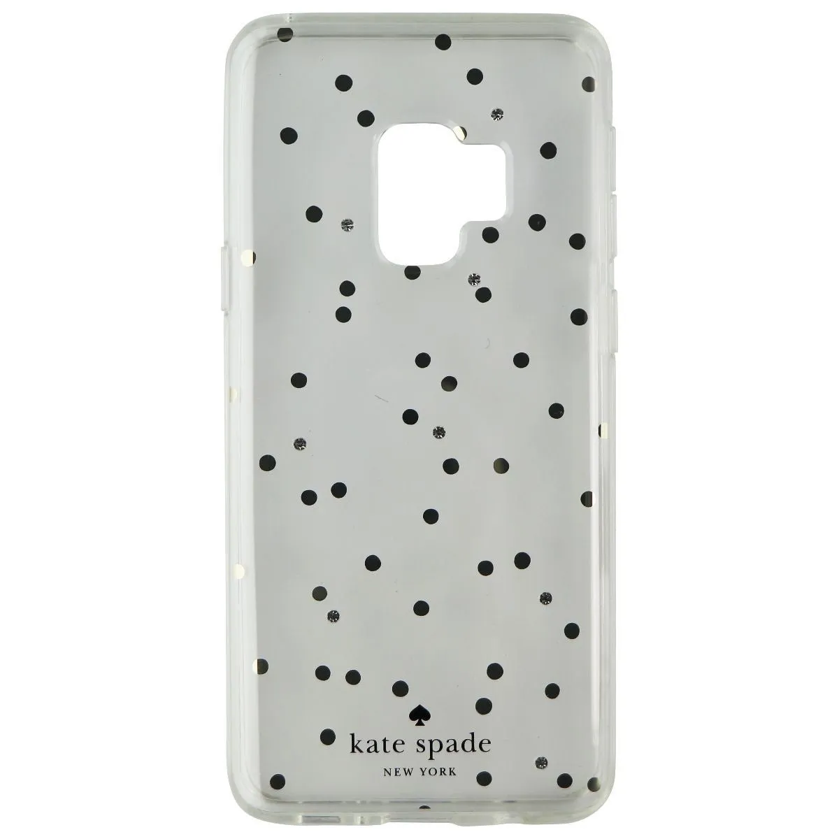 Kate Spade Protective Hardshell Case for Galaxy S9 - Scatter Dot Gold/Clear