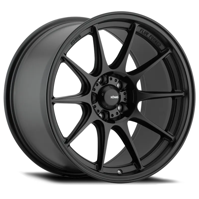 Konig Dekagram 17x8 5x114.3 ET40 Semi-Matte Black