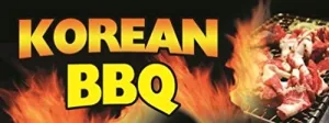 Korean Bbq Vinyl Banner Sign