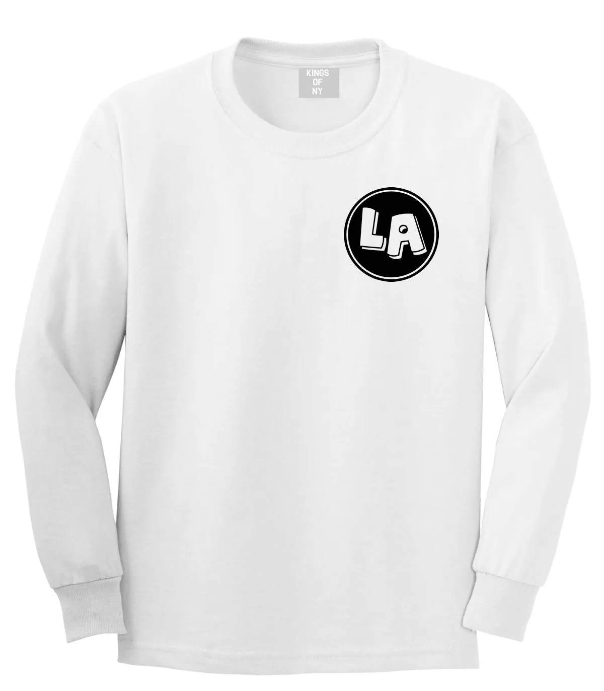 LA Circle Chest Los Angeles Long Sleeve T-Shirt