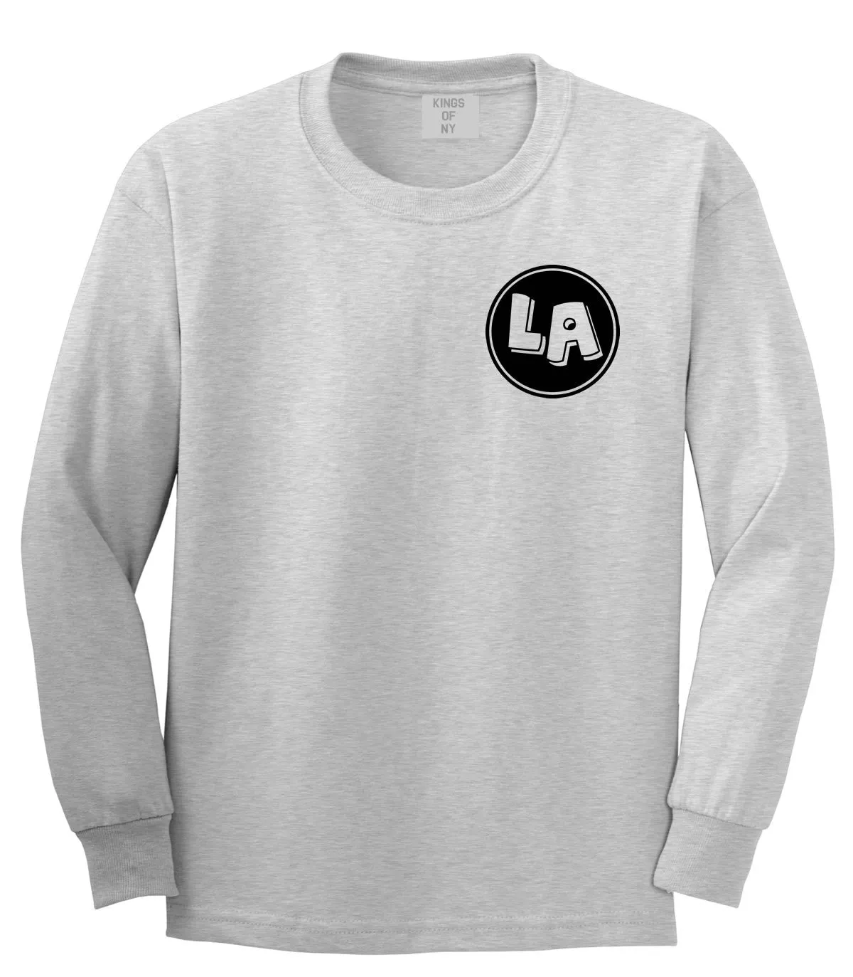 LA Circle Chest Los Angeles Long Sleeve T-Shirt