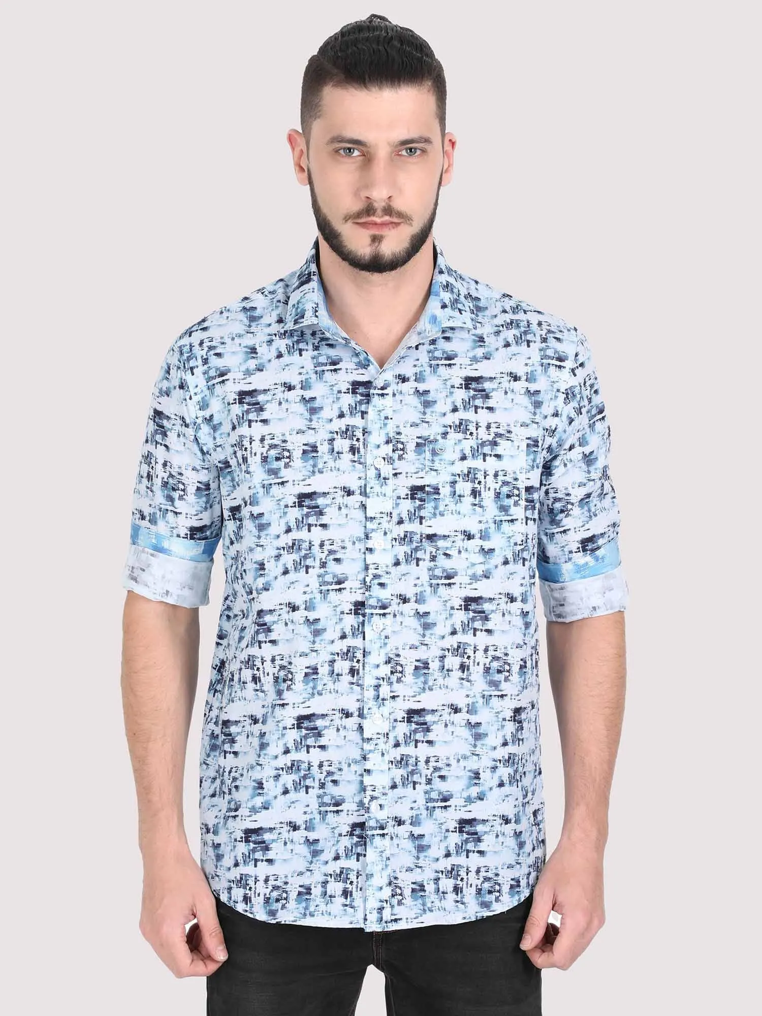 Light Mess Digital Printed Shirt