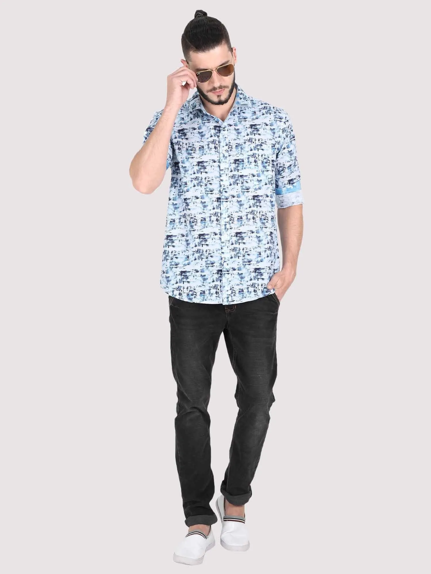 Light Mess Digital Printed Shirt