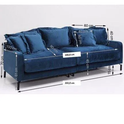 Lullaby Velvet Sofa