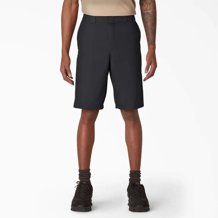 Men's Dickies Cooling Active Waist Shorts 11" WR870 - Black