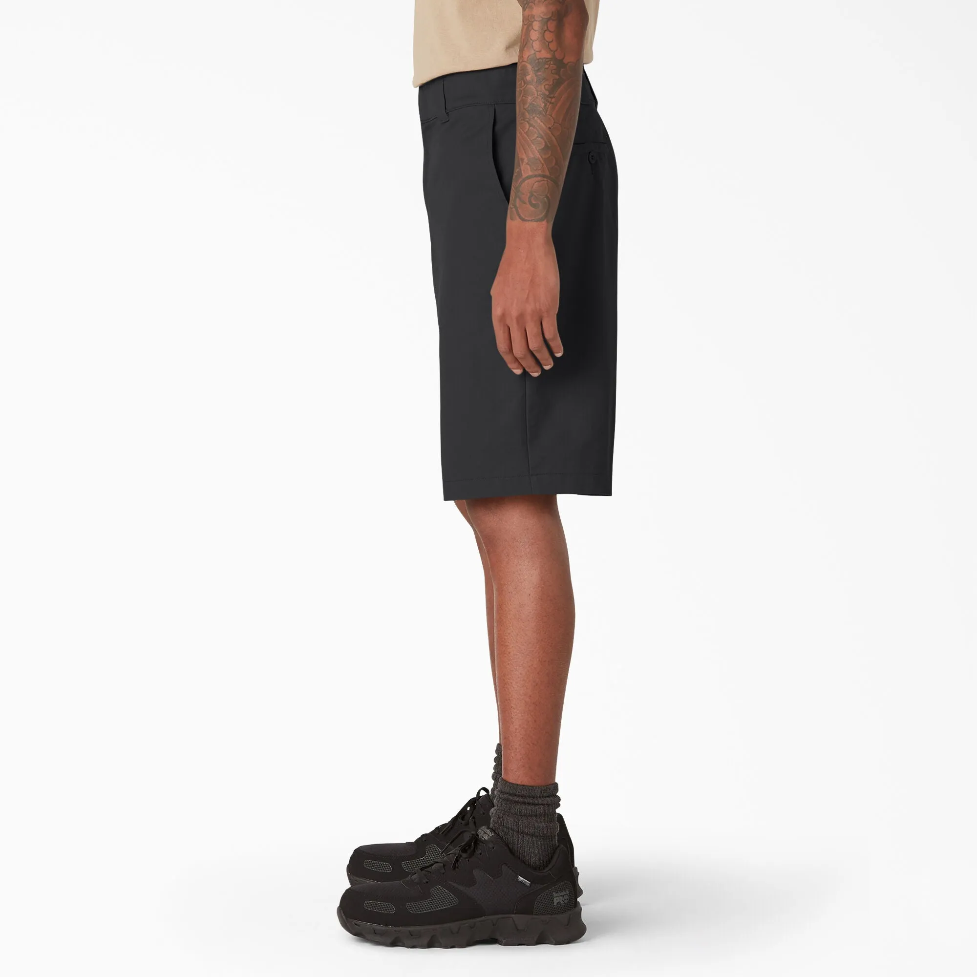 Men's Dickies Cooling Active Waist Shorts 11" WR870 - Black