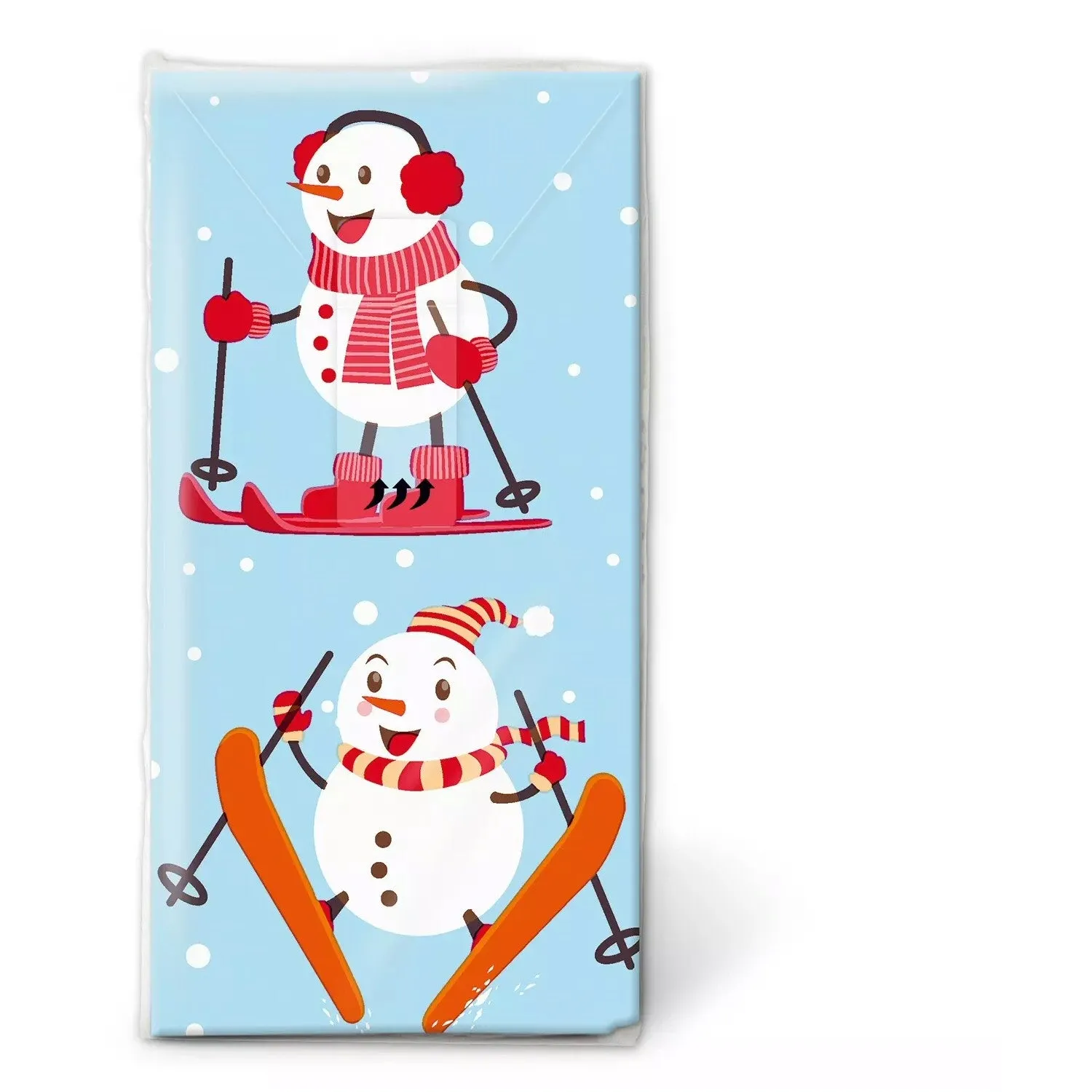 N.J Products Active Snowman Hanky (Pack of 10)