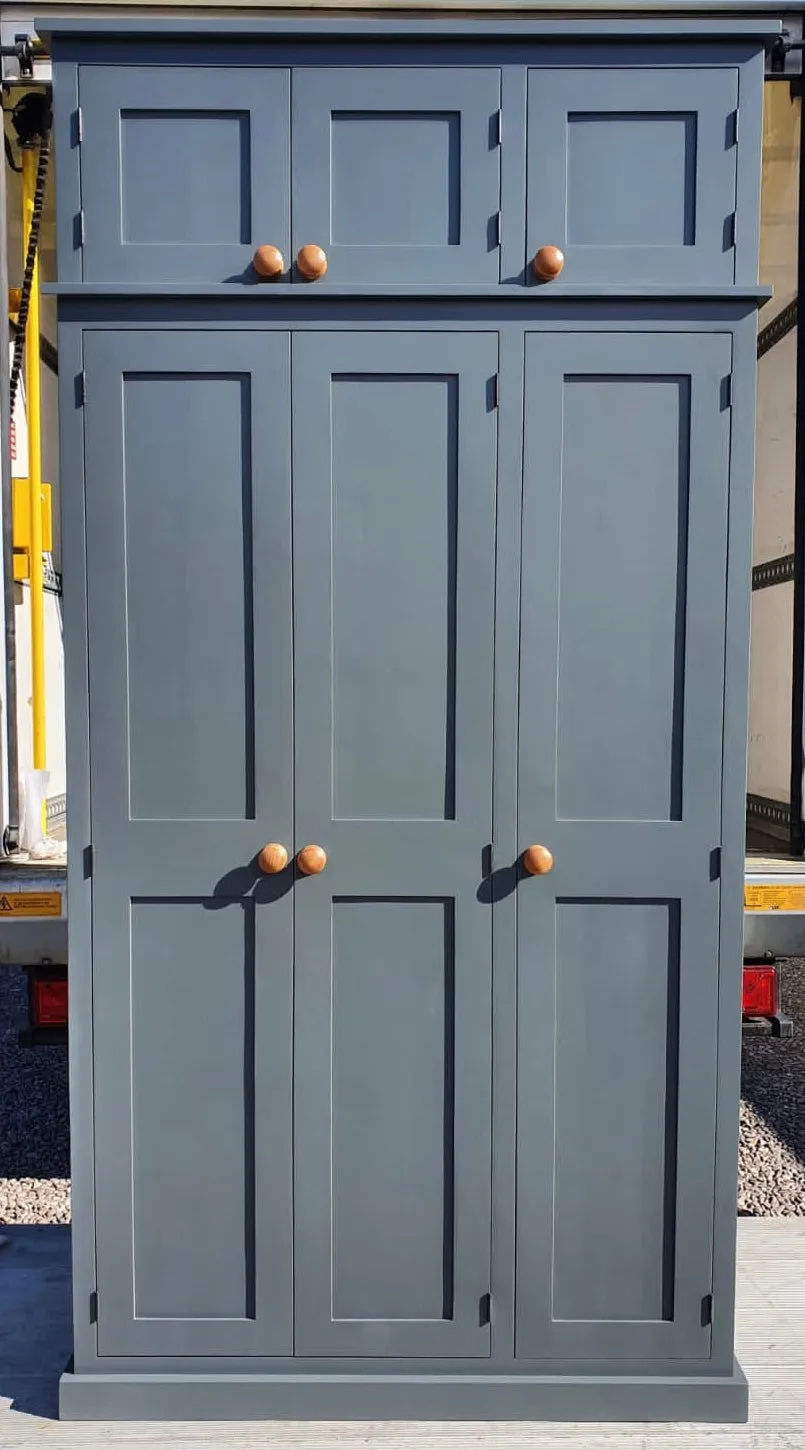 **NOW SOLD OUT** DELIVERED BEFORE CHRISTMAS - IN STOCK **3 Door Hall, Utility, Coat & Shoe with TOP BOX Storage Cupboard (35 cm deep) CHOOSE YOUR COLOUR