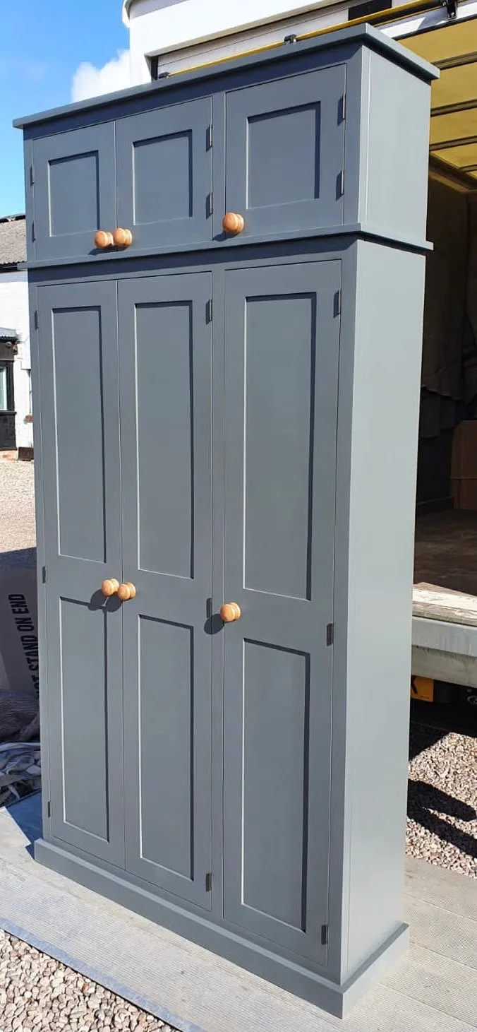 **NOW SOLD OUT** DELIVERED BEFORE CHRISTMAS - IN STOCK **3 Door Hall, Utility, Coat & Shoe with TOP BOX Storage Cupboard (35 cm deep) CHOOSE YOUR COLOUR