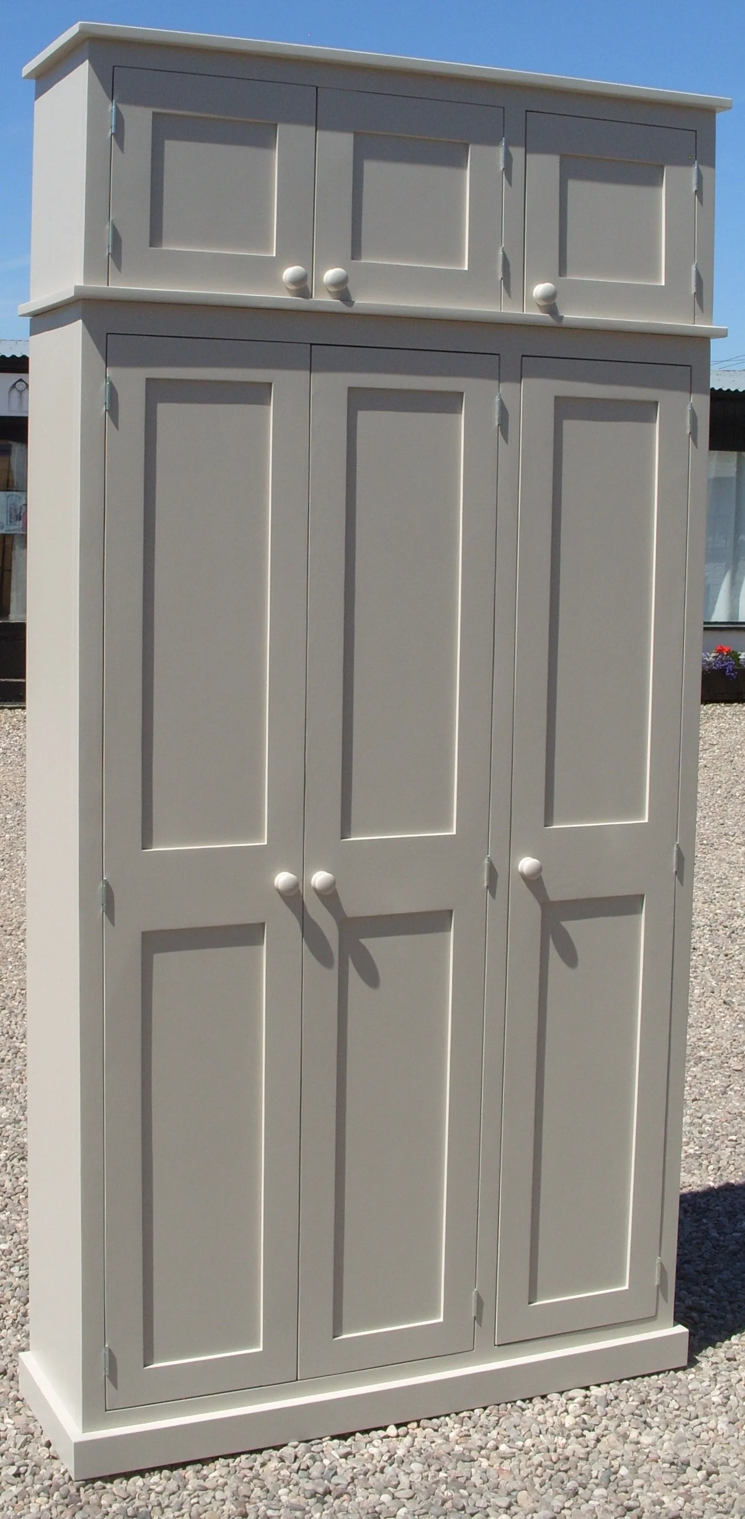 **NOW SOLD OUT** DELIVERED BEFORE CHRISTMAS - IN STOCK **3 Door Hall, Utility, Coat & Shoe with TOP BOX Storage Cupboard (35 cm deep) CHOOSE YOUR COLOUR