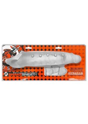 Oxballs Snake Deep-Reacher Silicone Cocksheath - Clear