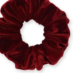 Plush Velvet Scrunchie Available in 3 Sizes Made in the USA Maroon