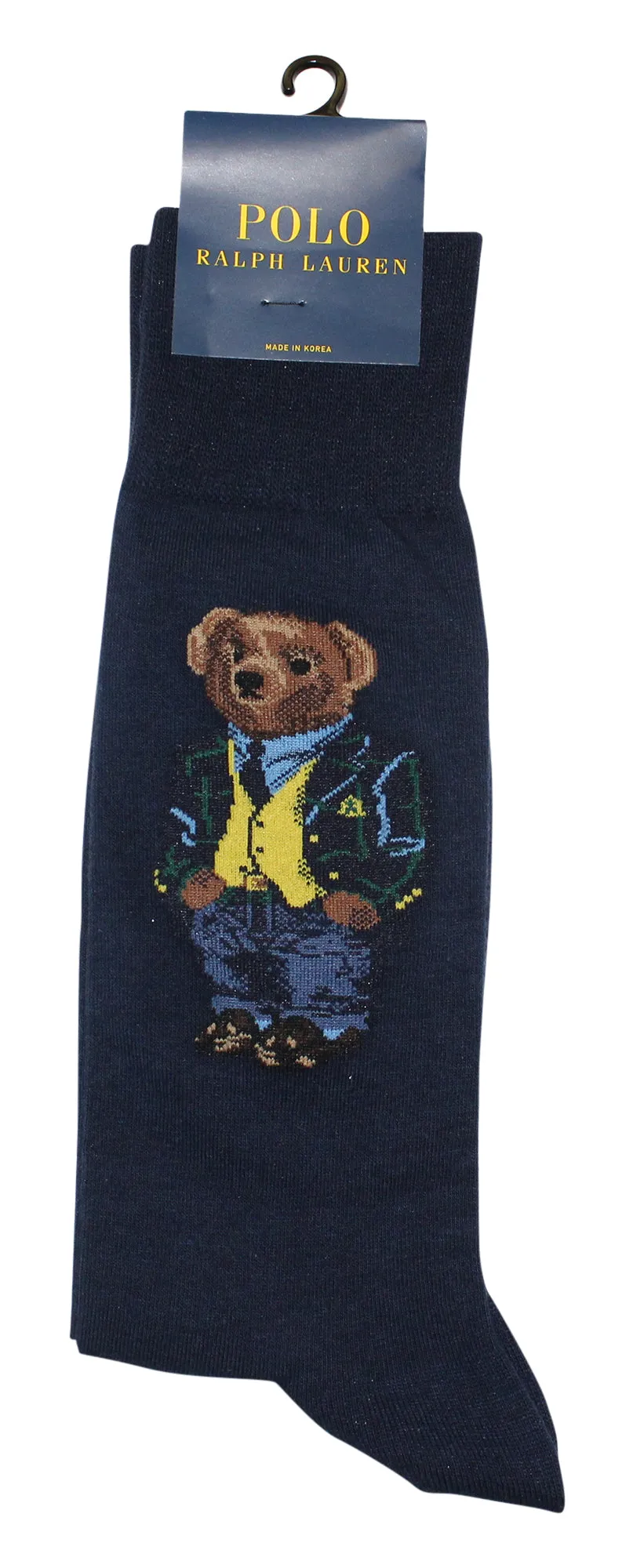 Polo Ralph Lauren Men's Blazer Bear Solid Casual Dress Sock