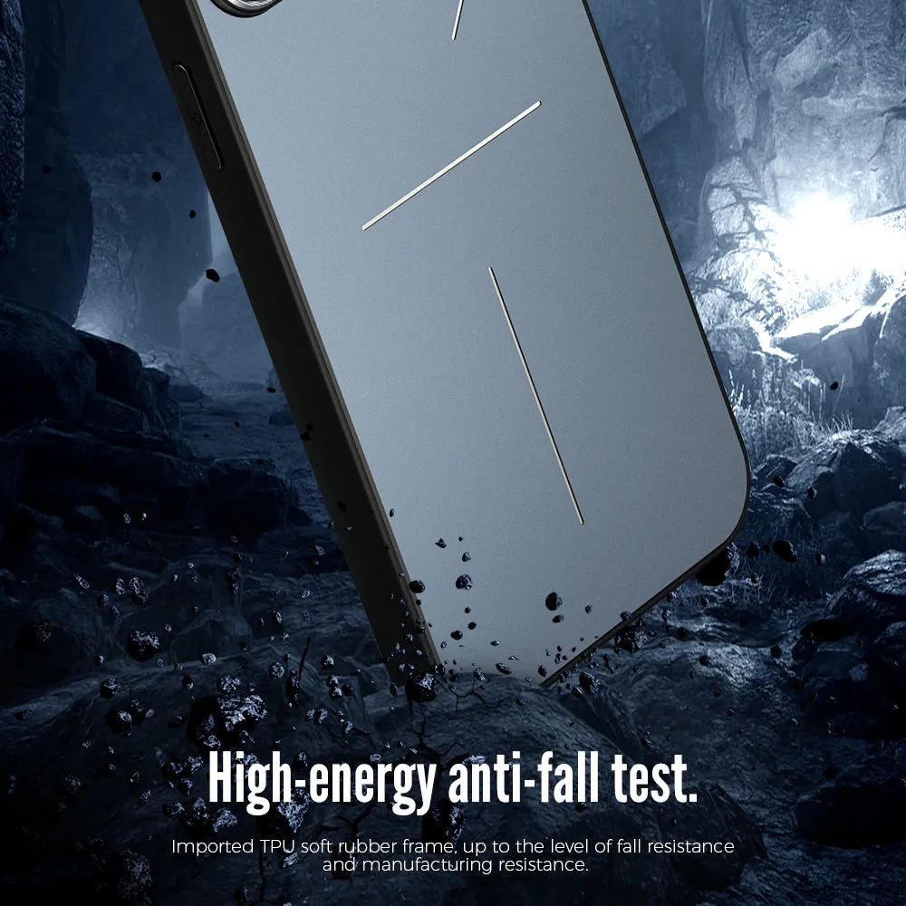 R-Just Neon Light Shockproof TPU Metal Case Cover with Lens Protector