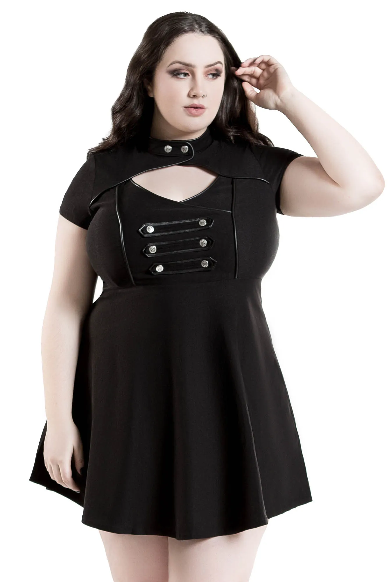 Regiment Skater Dress [PLUS]