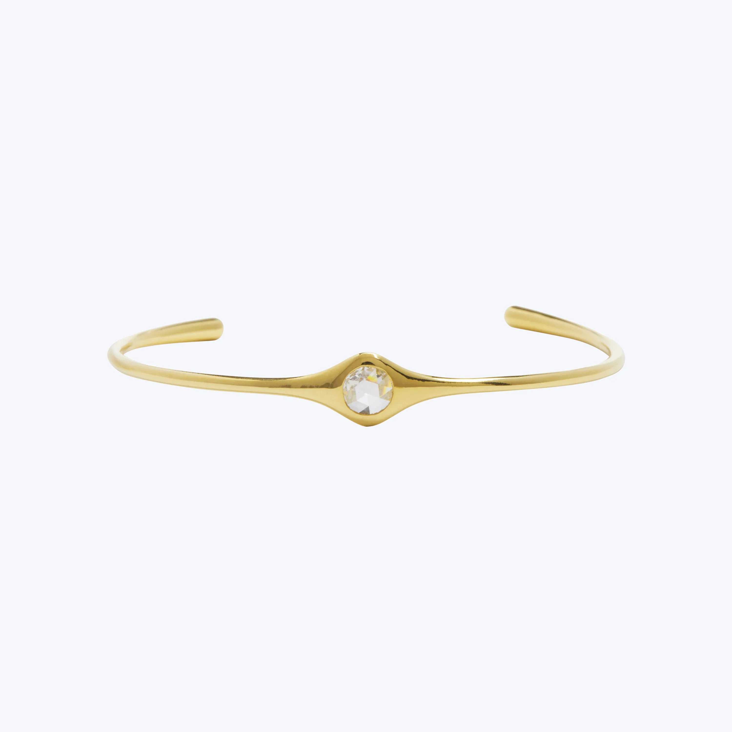 Round Rose Cut Cuff