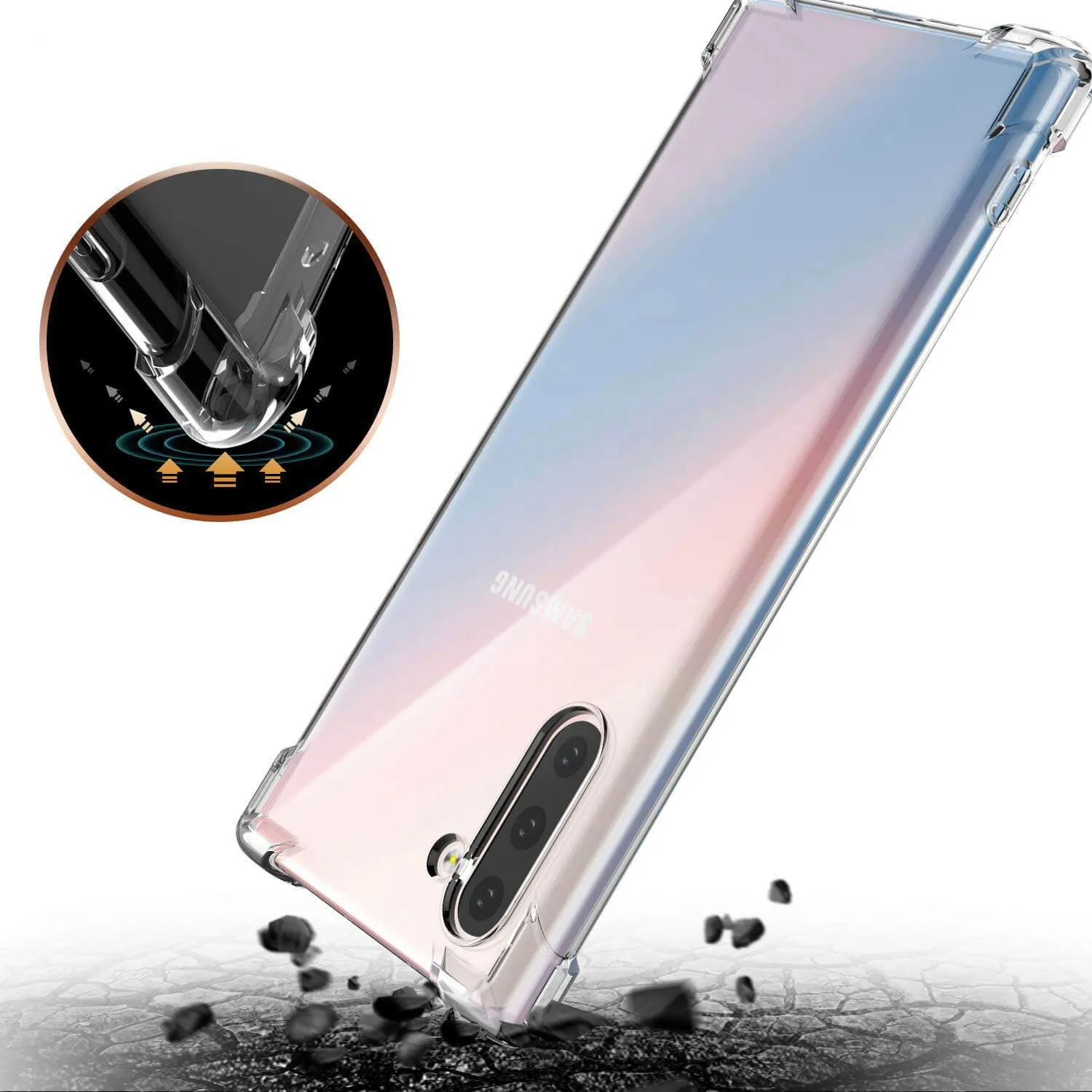 Samsung Galaxy Note 10 Pro/Plus Clear TPU Case