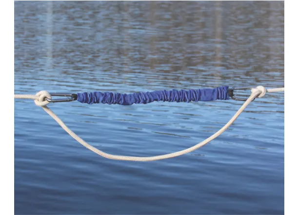 Shockles Line Snubber 20" - Blue - Mooring Compenstor