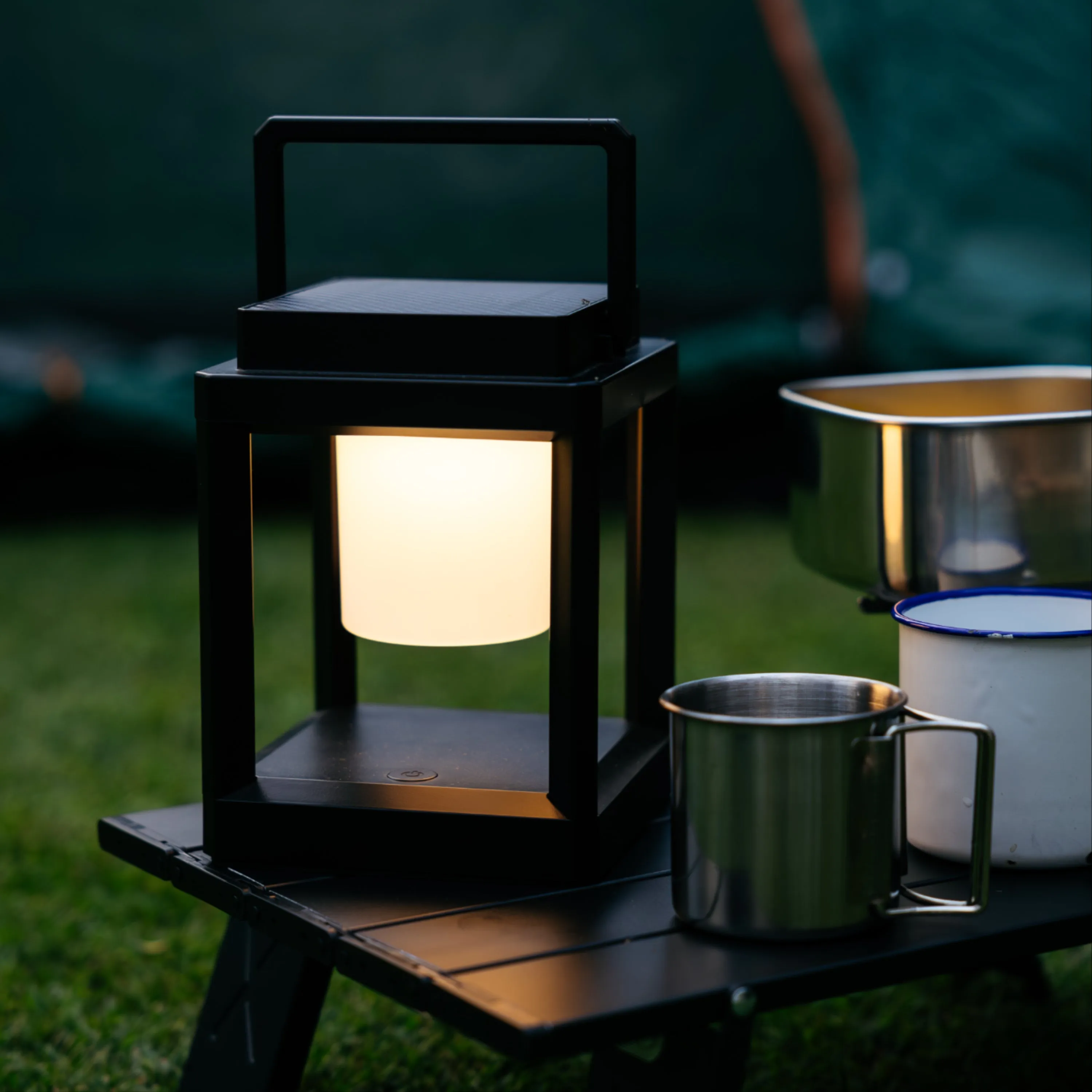 Solar Table Lantern | 18 LED | Touch Activated | LUXE