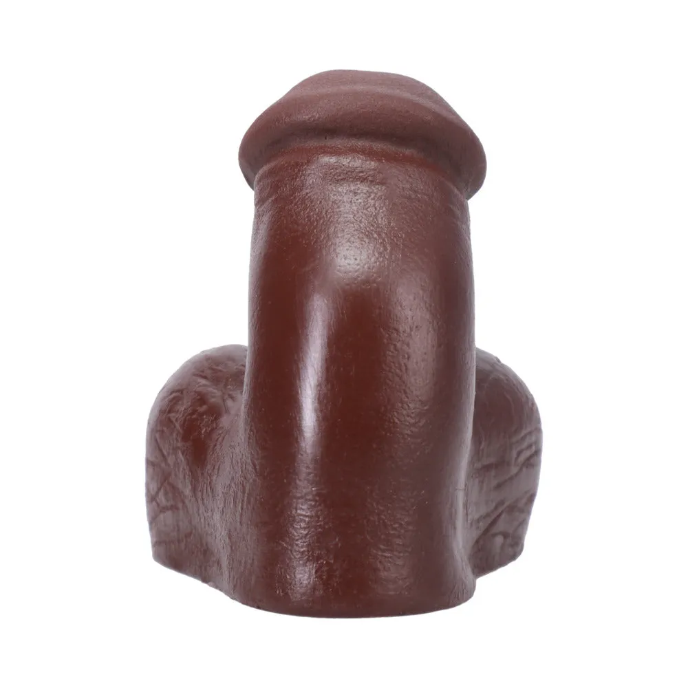 Tantus On The Go Silicone Packer Espresso (Clamshell)